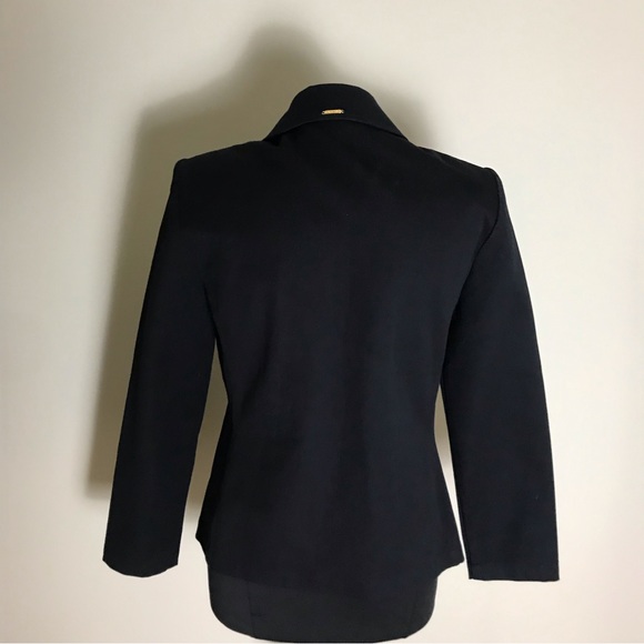 St. John Sport Marie Gray Black Jacket - Picture 6 of 6